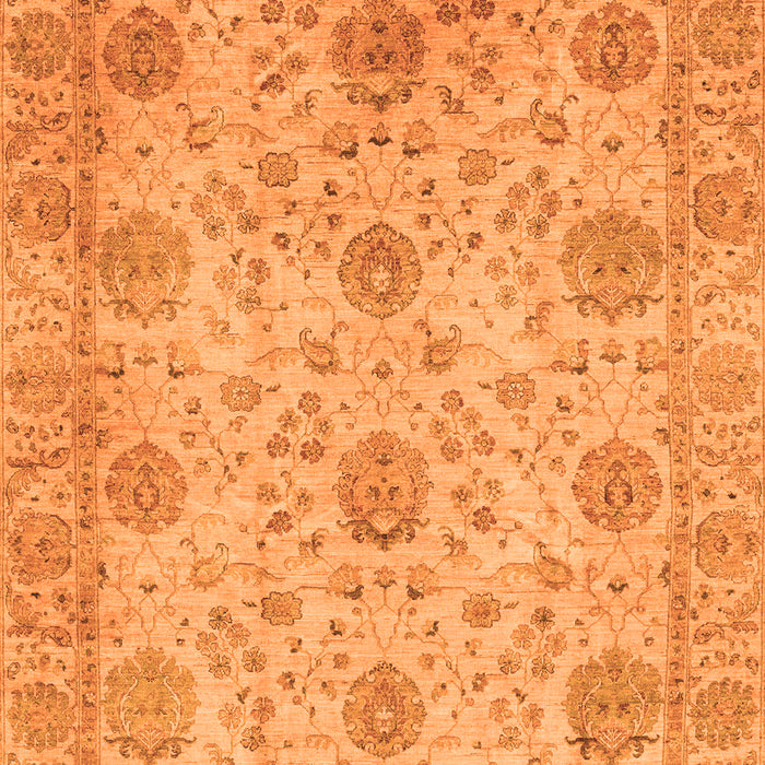 Oriental Orange Traditional Rug, abs3976org