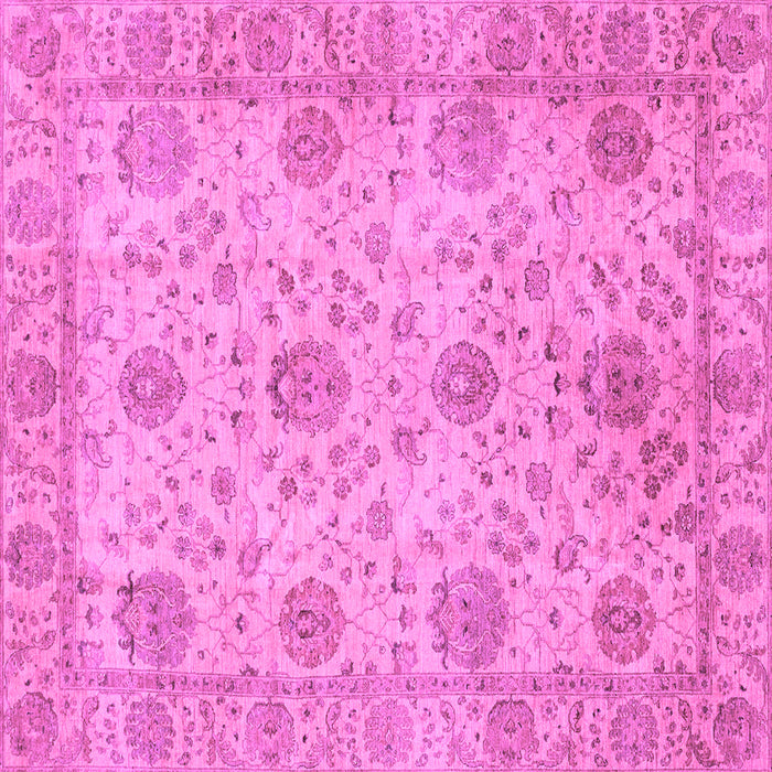 Square Oriental Purple Traditional Rug, abs3976pur