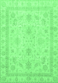 Oriental Emerald Green Traditional Rug, abs3977emgrn