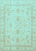 Oriental Light Blue Traditional Rug, abs3977lblu