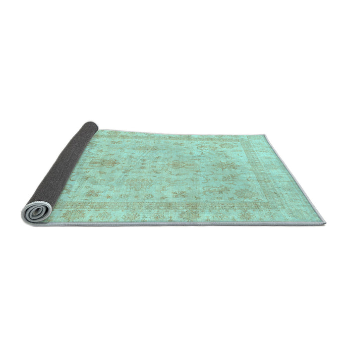 Sideview of Oriental Light Blue Traditional Rug, abs3977lblu