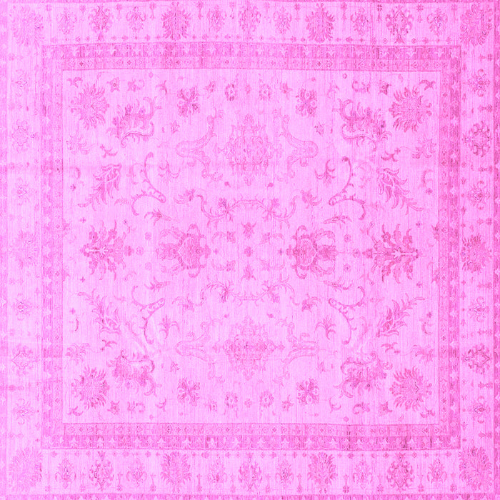Square Oriental Purple Traditional Rug, abs3977pur