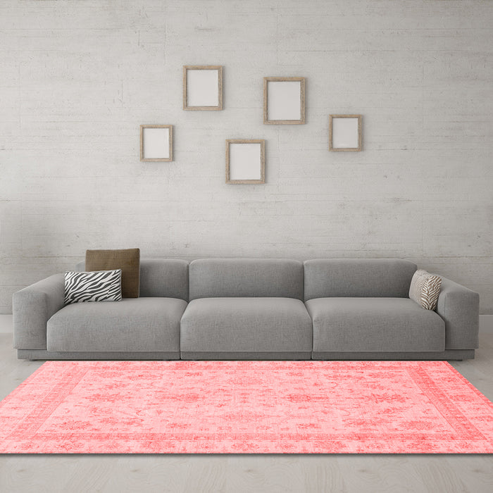 Traditional Red Washable Rugs