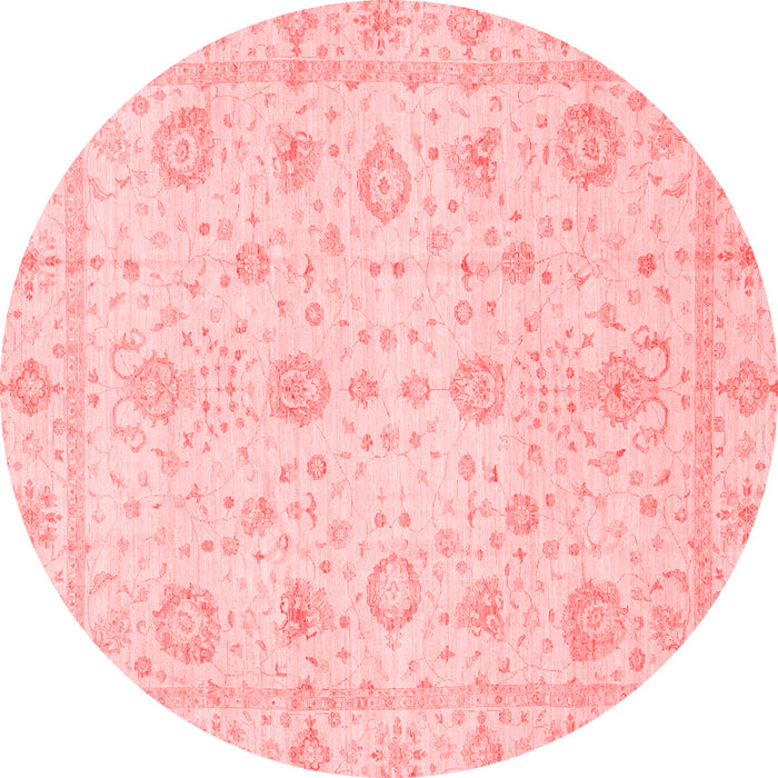 Machine Washable Oriental Red Traditional Rug, wshabs3978red