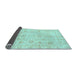 Sideview of Oriental Light Blue Traditional Rug, abs3978lblu