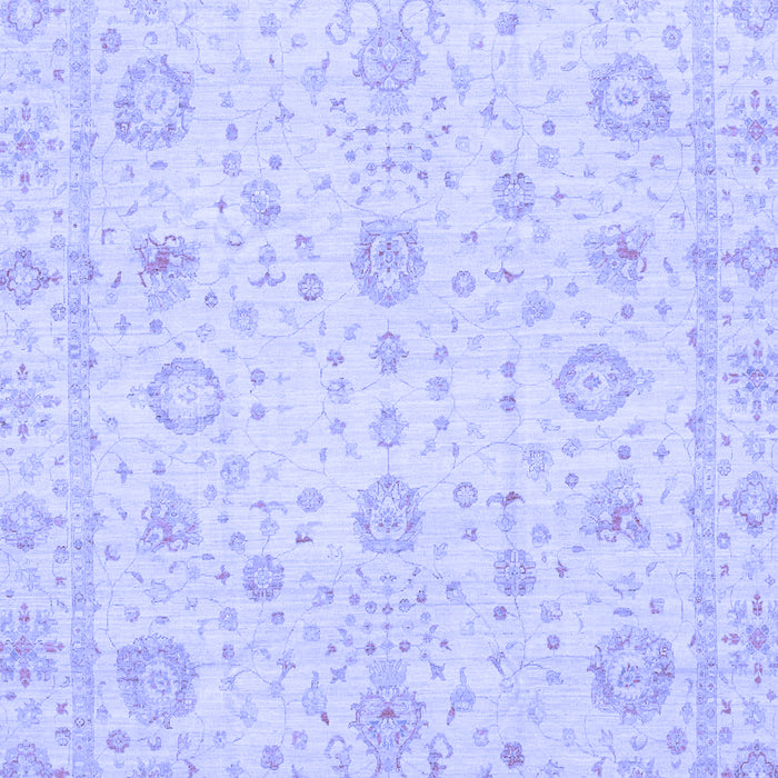 Machine Washable Oriental Blue Traditional Rug, wshabs3978blu