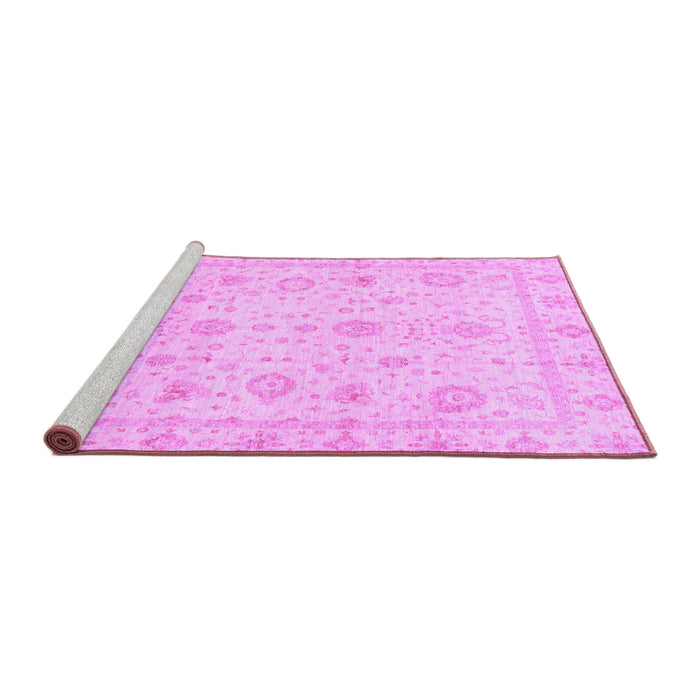 Sideview of Machine Washable Oriental Purple Traditional Area Rugs, wshabs3978pur