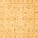 Square Oriental Brown Traditional Rug, abs3978brn