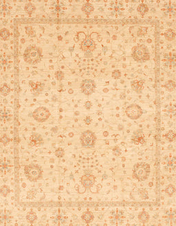 Machine Washable Abstract Orange Rug, wshabs3978