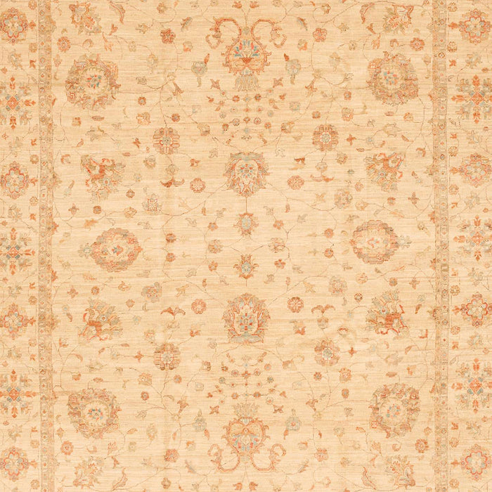 Machine Washable Abstract Orange Rug, wshabs3978