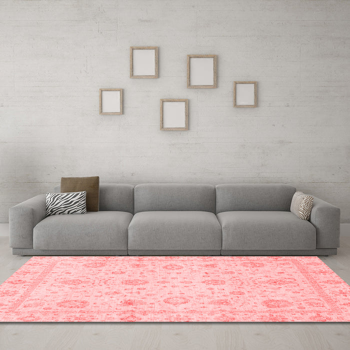 Traditional Red Washable Rugs