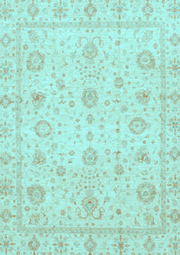 Oriental Light Blue Traditional Rug, abs3978lblu