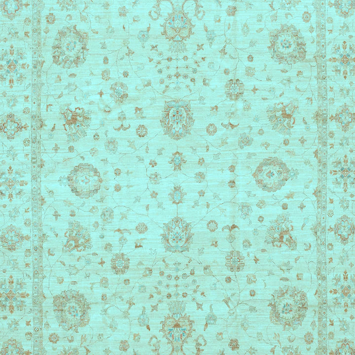 Oriental Light Blue Traditional Rug, abs3978lblu