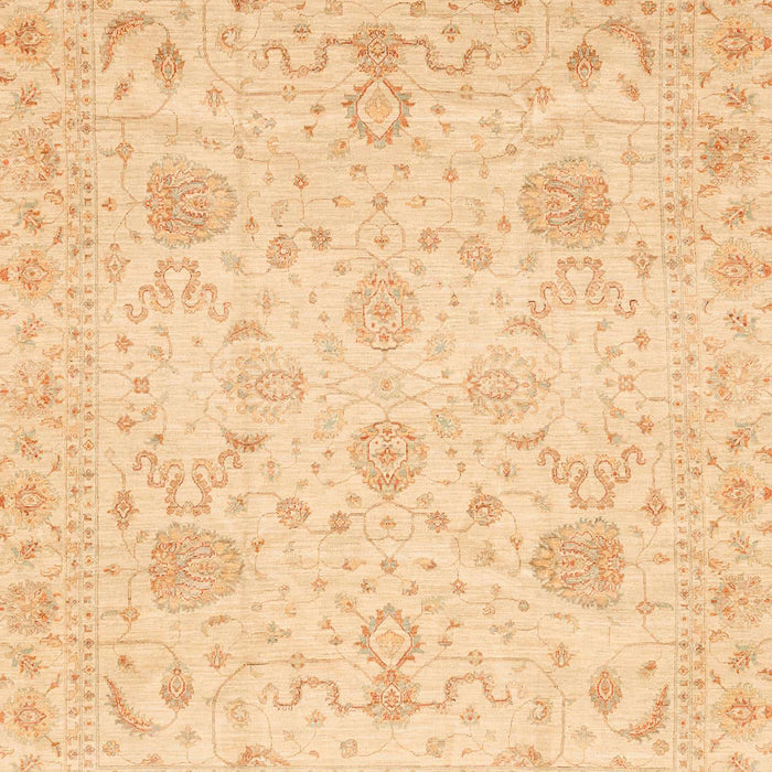 Machine Washable Abstract Yellow Rug, wshabs3979