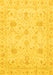 Oriental Yellow Traditional Rug, abs3979yw