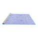 Sideview of Machine Washable Oriental Blue Traditional Rug, wshabs3979blu