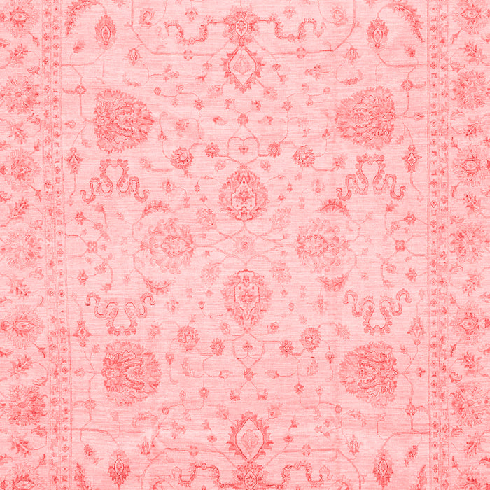 Machine Washable Oriental Red Traditional Rug, wshabs3979red