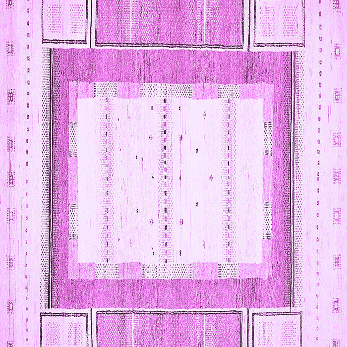 Square Solid Purple Modern Rug, abs397pur