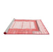 Modern Red Washable Rugs