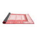 Solid Red Modern Area Rugs