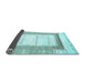 Sideview of Solid Light Blue Modern Rug, abs397lblu