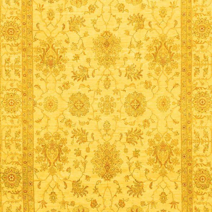 Oriental Yellow Modern Rug, abs3980yw