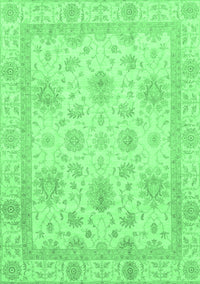 Oriental Emerald Green Modern Rug, abs3980emgrn