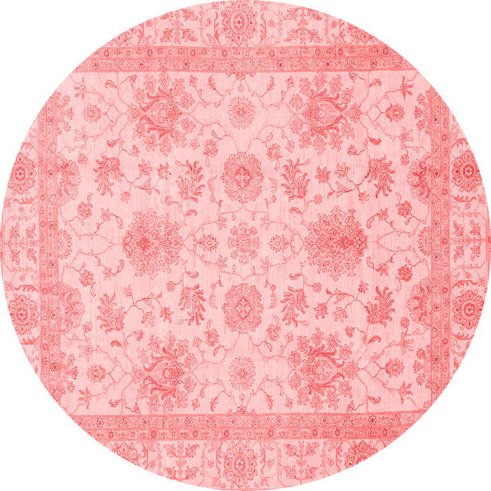 Machine Washable Oriental Red Modern Rug, wshabs3980red