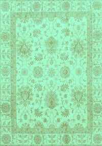 Oriental Turquoise Modern Rug, abs3980turq