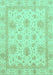 Oriental Turquoise Modern Rug, abs3980turq