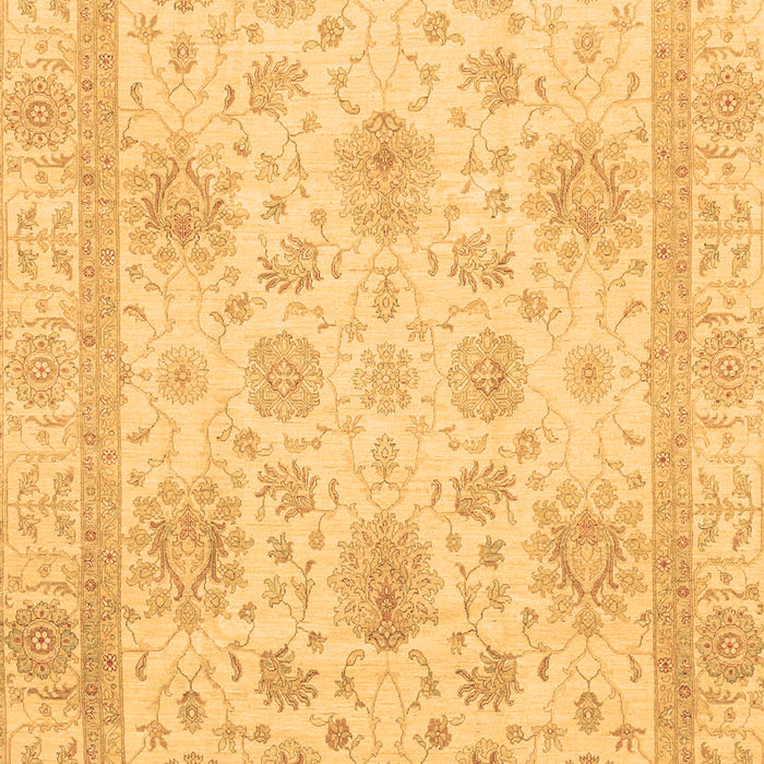 Machine Washable Oriental Brown Modern Rug, wshabs3980brn