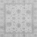 Square Machine Washable Oriental Gray Modern Rug, wshabs3980gry