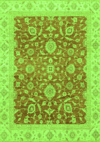 Oriental Green Traditional Rug, abs3981grn