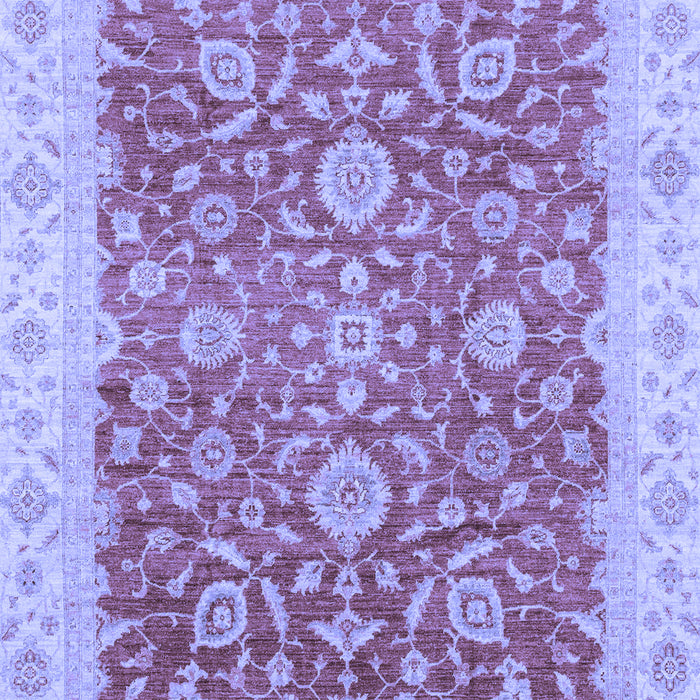 Machine Washable Oriental Blue Traditional Rug, wshabs3981blu