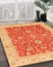 Machine Washable Abstract Orange Rug in a Family Room, wshabs3981