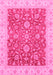 Oriental Pink Traditional Rug, abs3981pnk