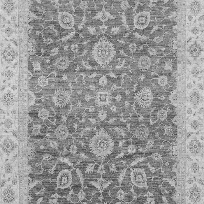 Machine Washable Oriental Gray Traditional Rug, wshabs3981gry