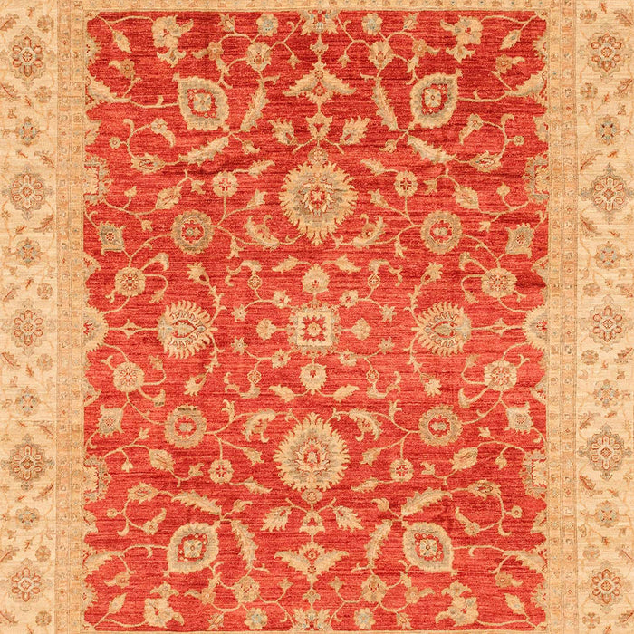 Abstract Orange Oriental Rug, abs3981