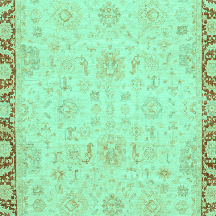 Abstract Turquoise Modern Rug, abs3982turq