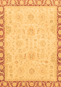 Abstract Brown Modern Rug, abs3982brn