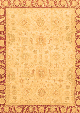 Abstract Brown Modern Rug, abs3982brn