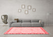 Modern Red Washable Rugs