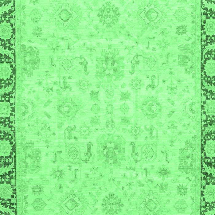 Abstract Emerald Green Modern Rug, abs3982emgrn