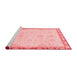 Modern Red Washable Rugs