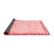 Abstract Red Modern Area Rugs