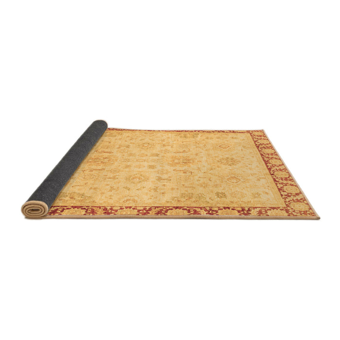 Sideview of Abstract Brown Modern Rug, abs3982brn