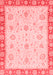 Abstract Red Modern Area Rugs