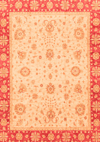 Abstract Orange Modern Rug, abs3983org