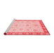 Modern Red Washable Rugs