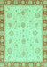 Machine Washable Abstract Turquoise Modern Area Rugs, wshabs3983turq